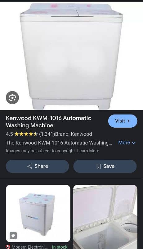 Kenwood washing machine 2