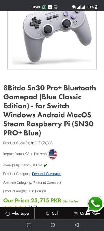 8bitdo sn30 pro+ new controller 7