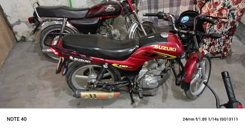 Suzuki gd 110s 2022 model 2 keys and 2 original mirorr 7