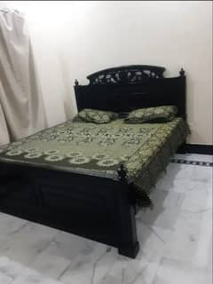 King Size bed with side table and dressing table