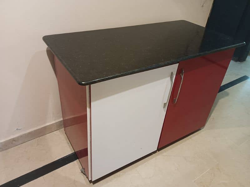 iron stand with two cabinet 1