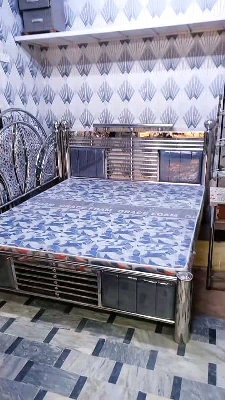 steel beds in factory rates 12