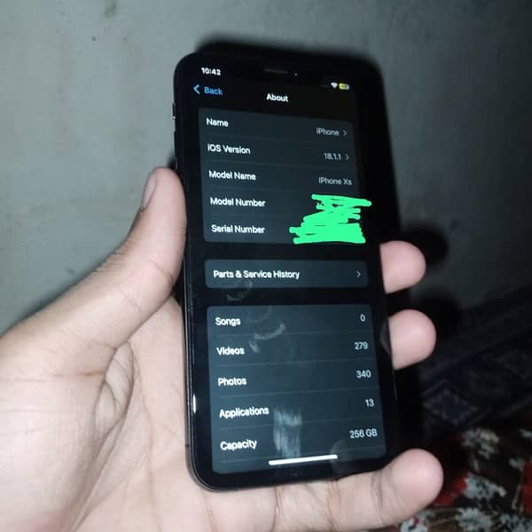 iphone xs 256 gb battery halth 78 exechang posibal 11 jv sim time wala 2