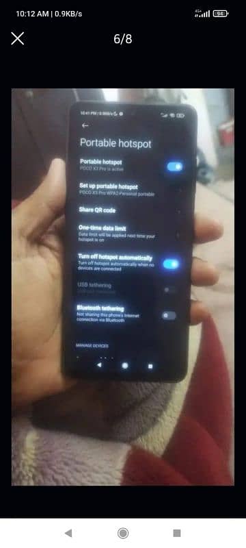 Poco x3 pro 6/128 good condition pta approved box sath he 2