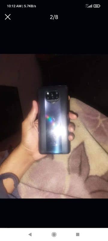 Poco x3 pro 6/128 good condition pta approved box sath he 8