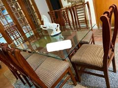 8 chairs dinning table new