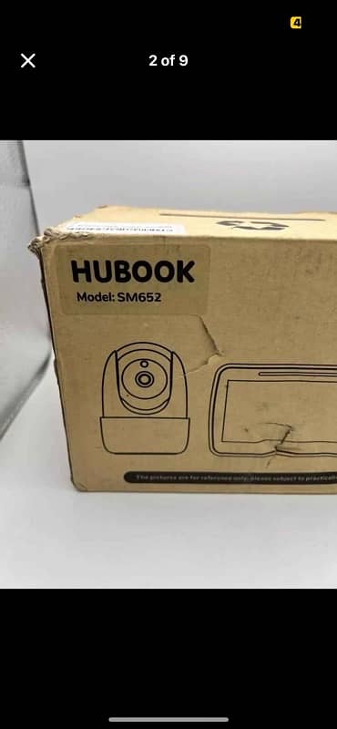 Hubook SM652 Baby Monitor with Camera Audio 5.0" Screen TFT LCD 1