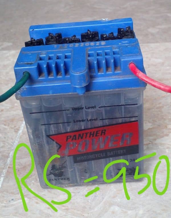 Bike battery, Fog LED & Swtich for sale 1