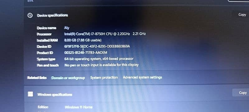 I am selling my laptop i7 8Gb/1TB 5