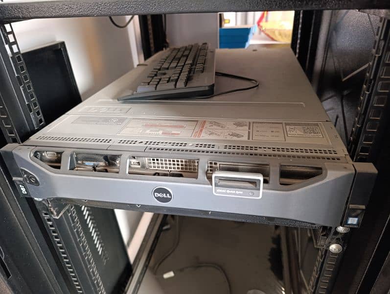 Dell R730 Power edge server in brand new condition with rack 2