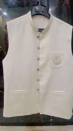 White waistcoat brand new wear one time