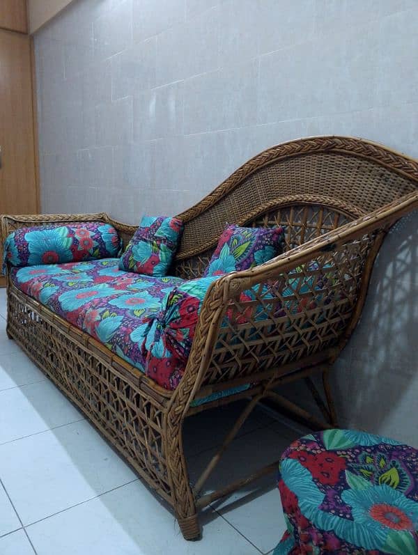 3 Seater Cane Sofa 3