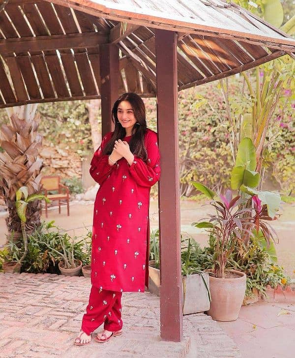 2 pc women premium stitched suit with 20 %Off 1