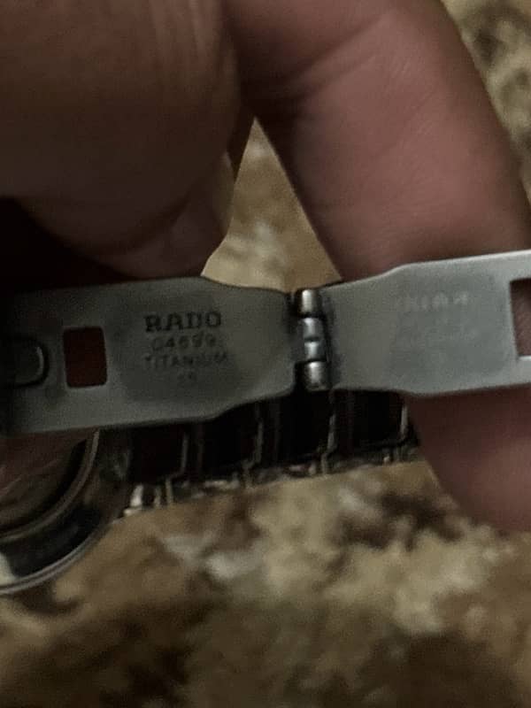 Rado centrix silver titanium 4