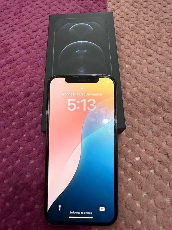 Iphone 12 pro (128GB, Graphite) PTA approved 0