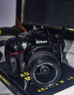 Nikon D5300 DSLR camera for sale with 18-55 mm lens