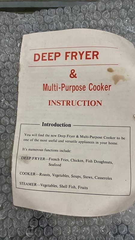 deep fryer and multi purpose cooker 6