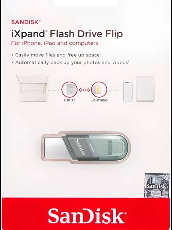 sandisk xpand drive 64gb usb iphone 1