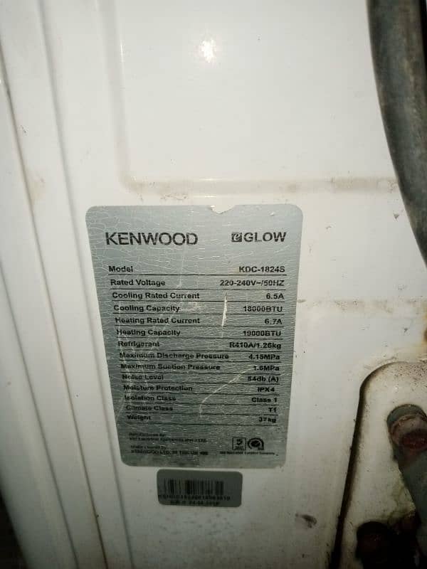 Kenwood Ac dc inverter 1.5 ton 3