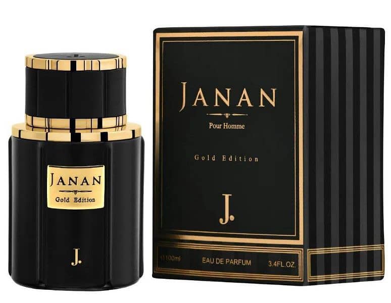 j. janan Long lasting men black perfume 0