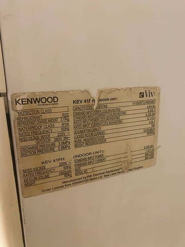 Kenwood 2 ton AC 1