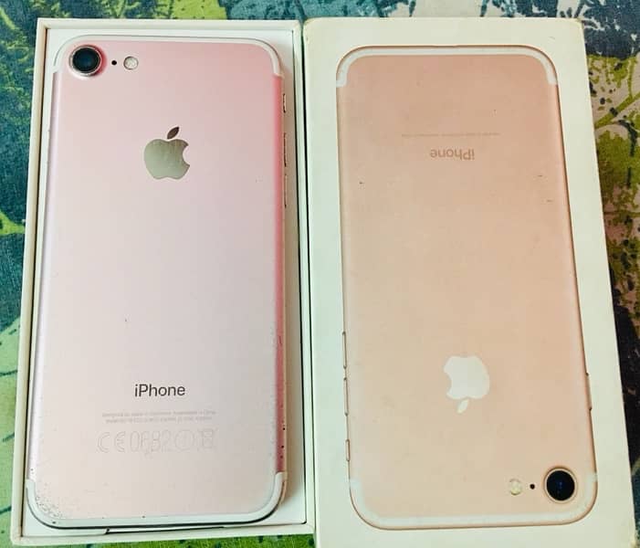 iphone 7 with box 256GB rose gold 0