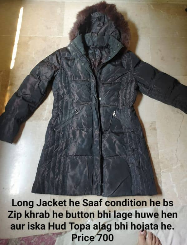 Jacket aur clothes used 2