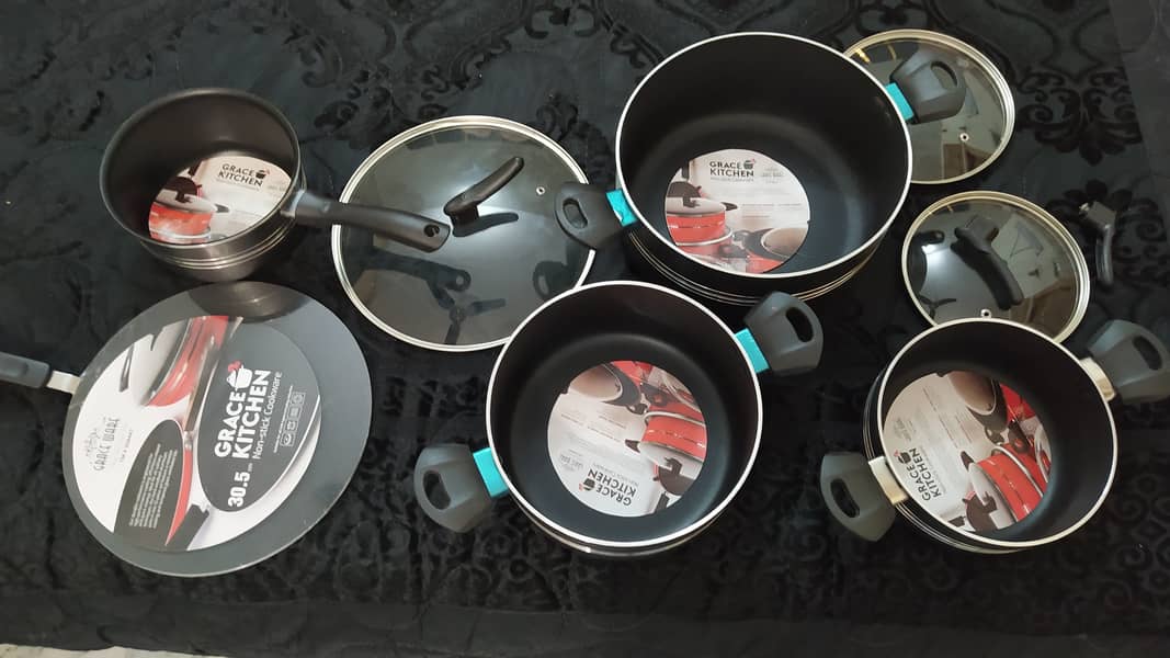 Grace Chef Non-stick Cookware Supreme Box Set (Graceware) 0