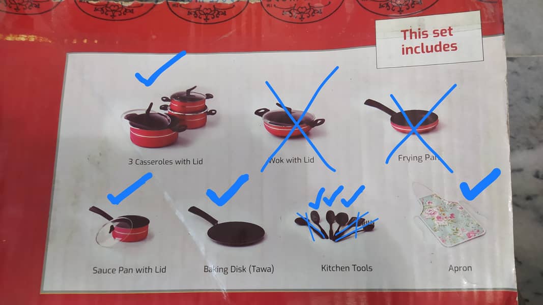 Grace Chef Non-stick Cookware Supreme Box Set (Graceware) 1