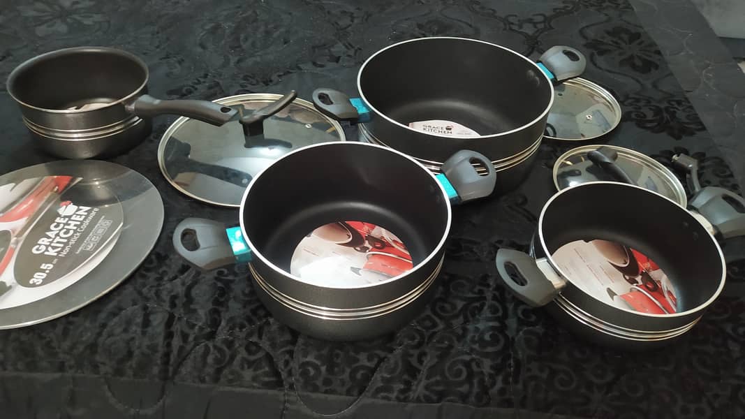 Grace Chef Non-stick Cookware Supreme Box Set (Graceware) 3