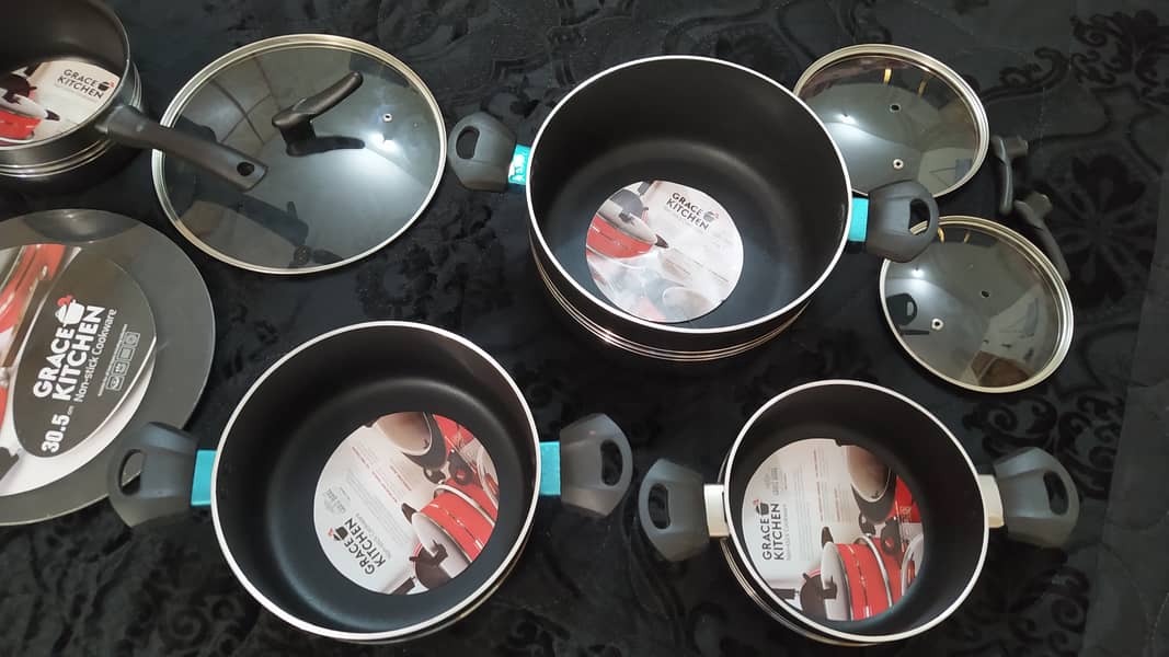 Grace Chef Non-stick Cookware Supreme Box Set (Graceware) 4