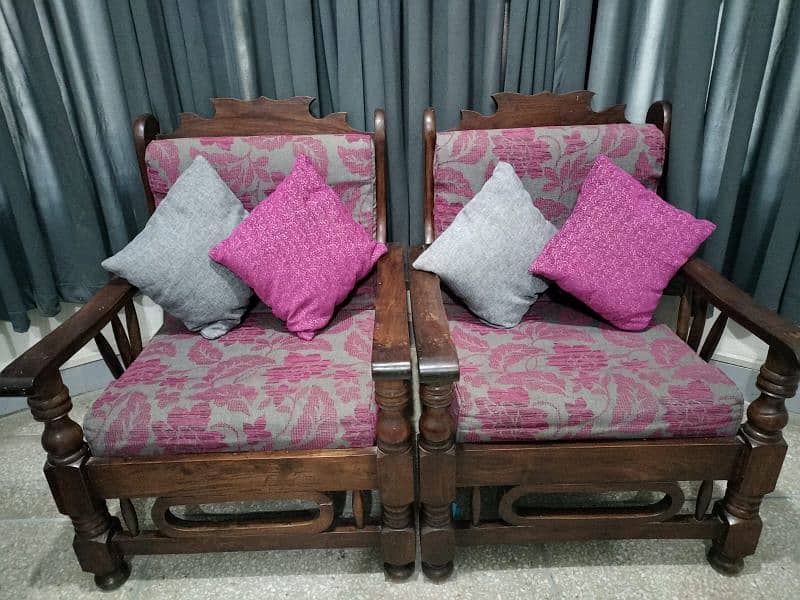 sheesham wood sofa set 1