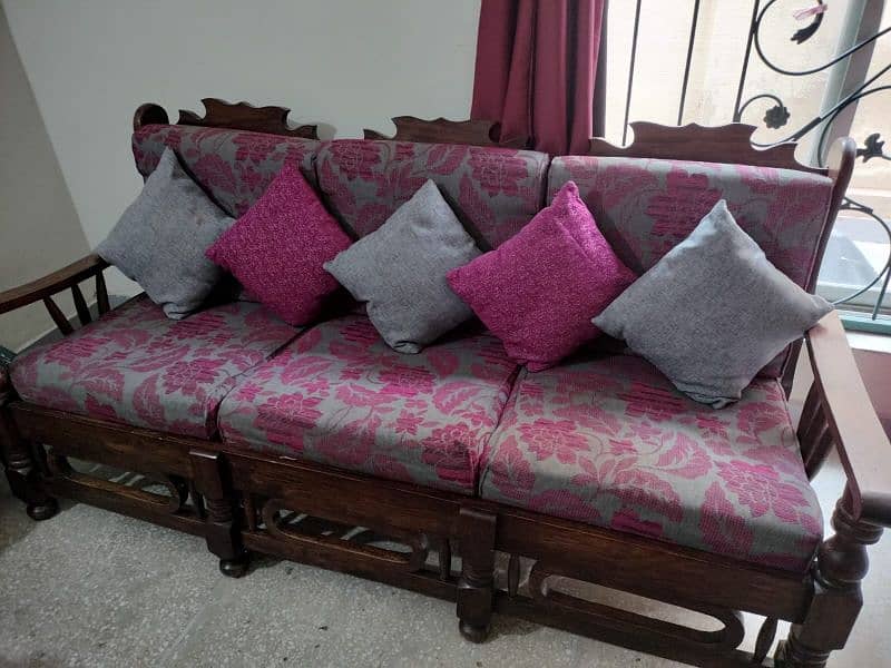 sheesham wood sofa set 2