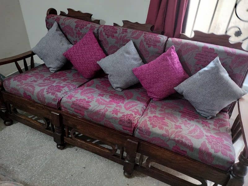 sheesham wood sofa set 3