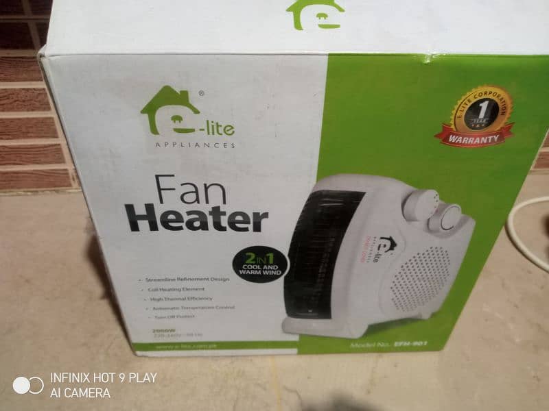 elite electric heater awesome condition 0