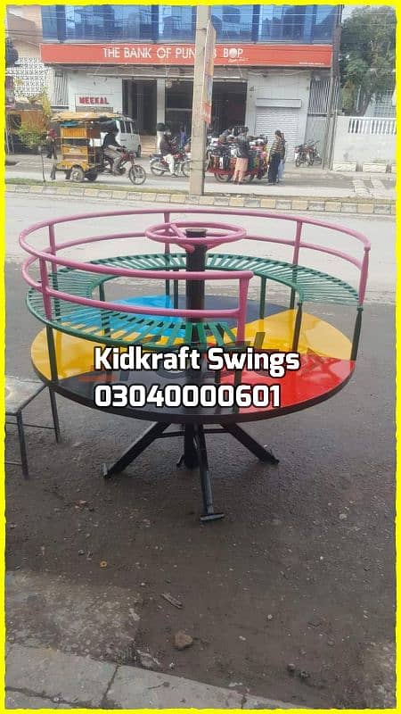 kids Slide/Swings/Kids rides/jhula/jungle gym/soft play area 5