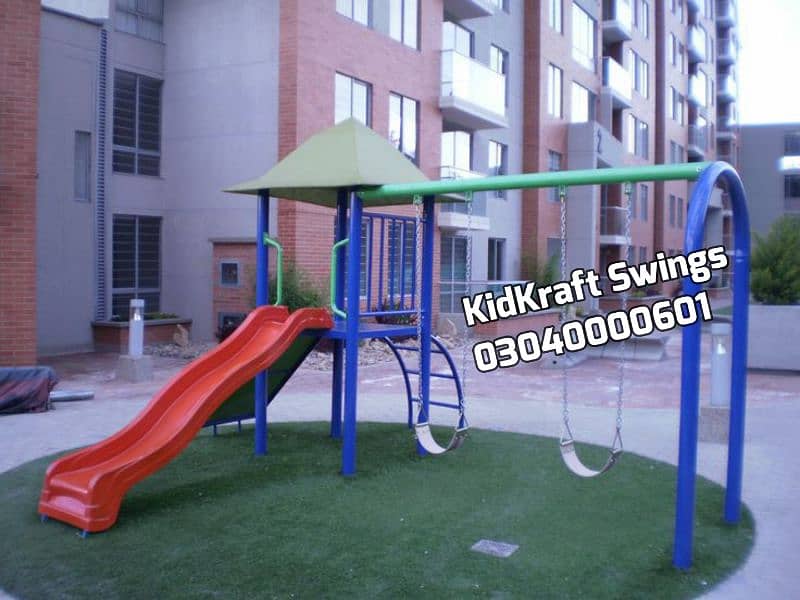 kids Slide/Swings/Kids rides/jhula/jungle gym/soft play area 19