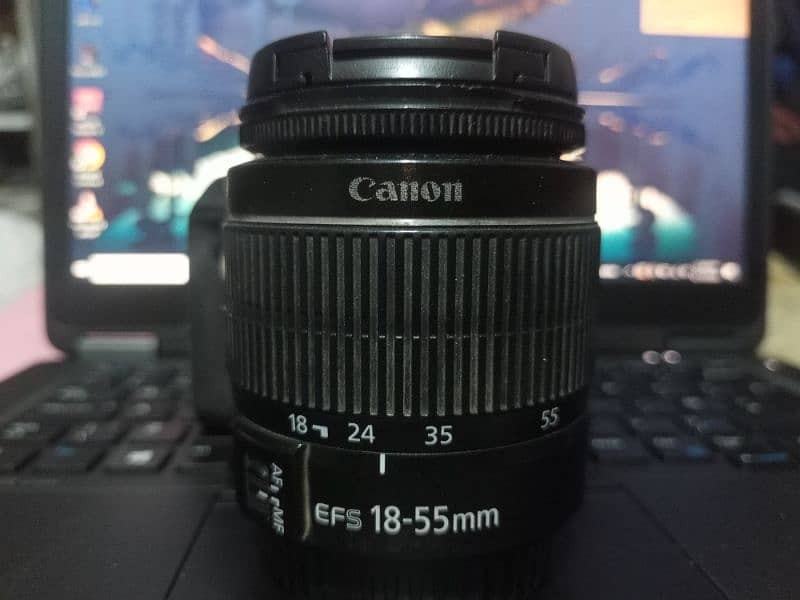 canon 700D 18-55 lens boya mic 7