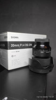 Sigma 20mm E mount f1.4 DG DN Almost New