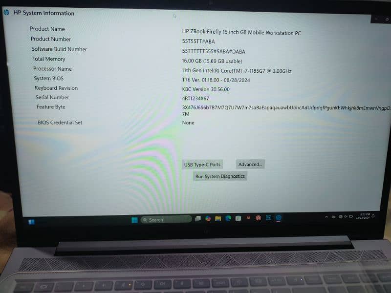 Hp Zbook 15 G8 FireFly Core i7 11th Generation 2