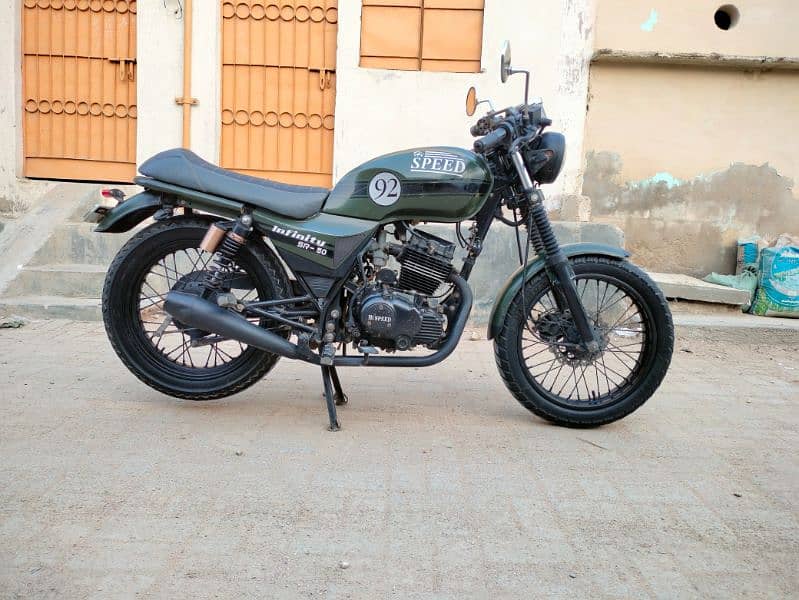 Hi Speed infinity 150 cc 2020 cafe Racer Better Than CG 125 YBR 125 8