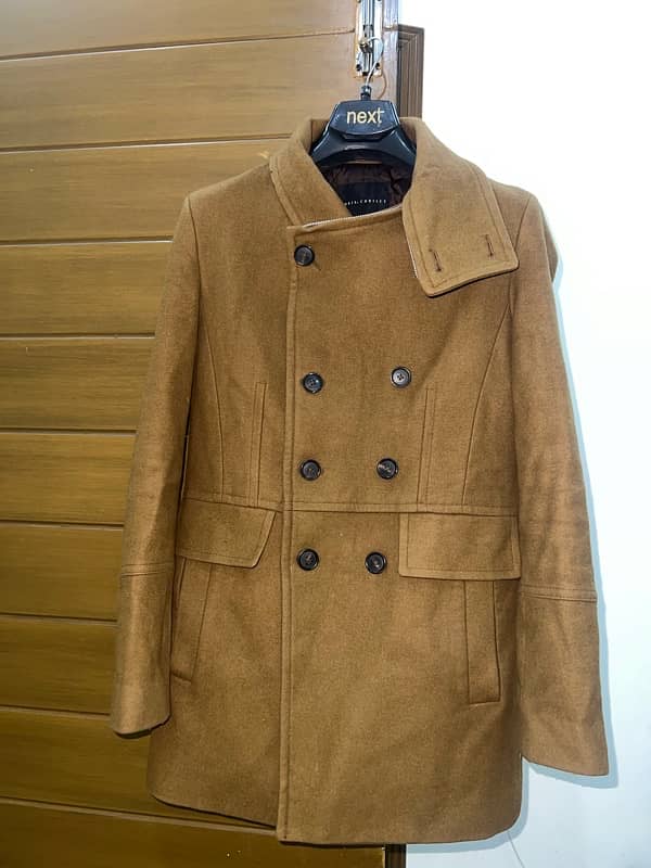 Wool Men Over Coat 0