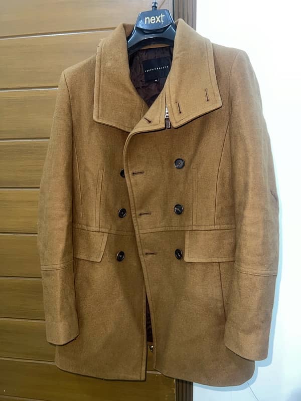 Wool Men Over Coat 1