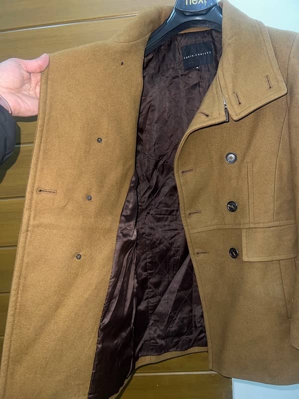 Wool Men Over Coat 2