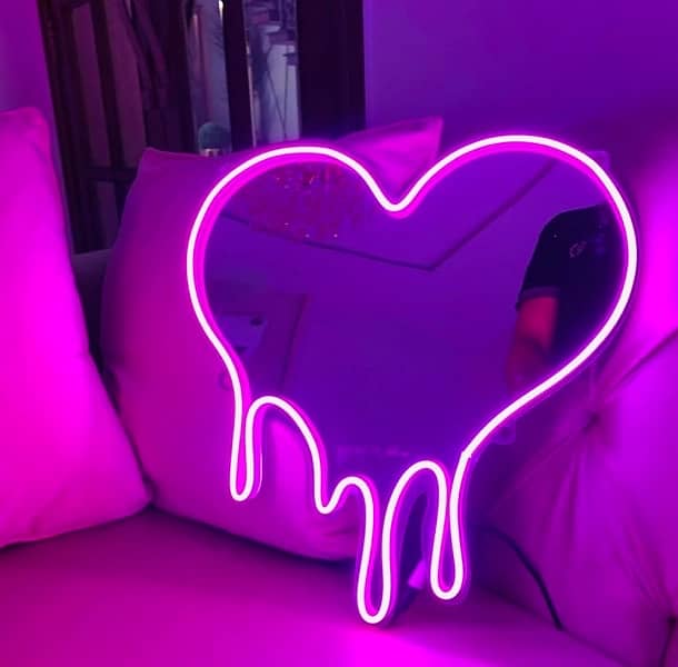 neon light mirror 1