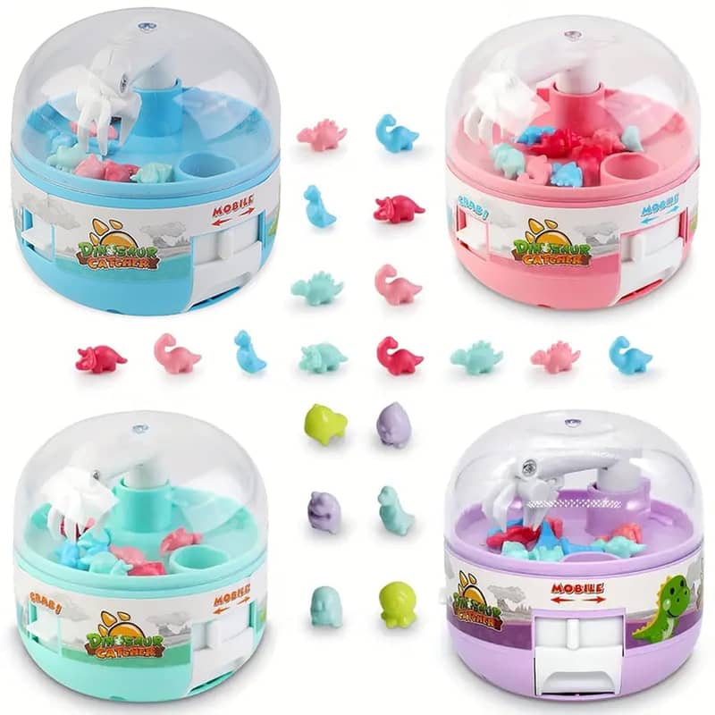 Capsule Catcher Toy Catch Dinosaur Game Kids Capsule Toy Mini Claw Mac 17