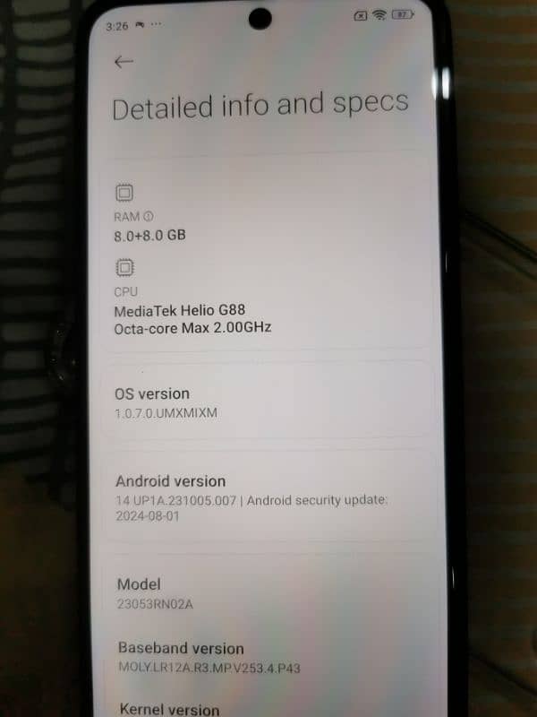 Redmi 12  ram 8+8GB rom128GB 4