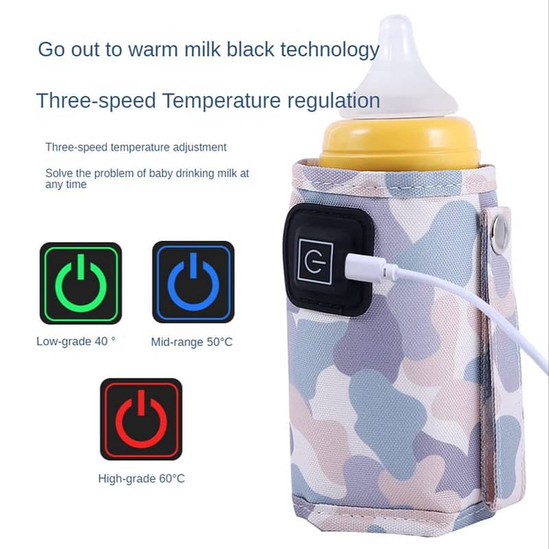 USB Milk Water Warmer Insulated Bag,Baby Nursing Bottle 0