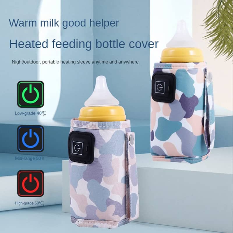 USB Milk Water Warmer Insulated Bag,Baby Nursing Bottle 2