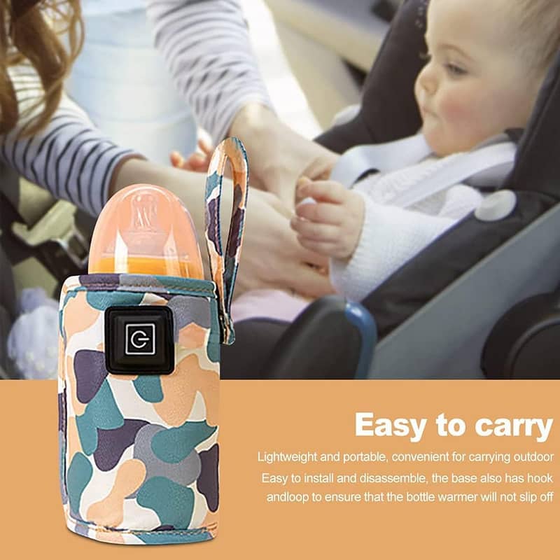 USB Milk Water Warmer Insulated Bag,Baby Nursing Bottle 5